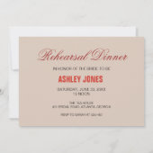 Uitnodiging, repetitie diner, Piano Roos Anniversa Kaart (Achterkant)