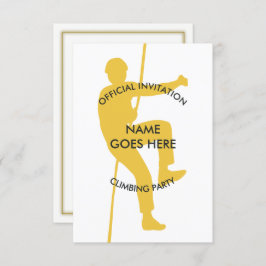 Uitnodiging  rockbeklimmer