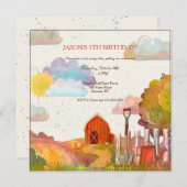 Uitnodiging Rode Schuur (Voorkant / Achterkant)