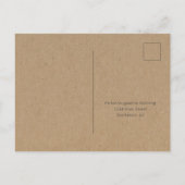 Uitnodiging RSVP-Briefkaart - Verbindend hart Briefkaart (Achterkant)