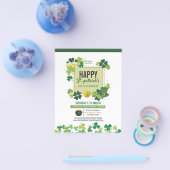 Uitnodiging Saint Patricks Day Flyer (Enkel)