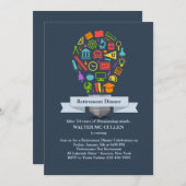 Uitnodiging schoollampvoet (Voorkant / Achterkant)