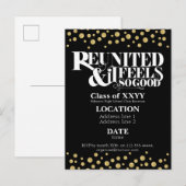 Uitnodiging schoolreünie (Voorkant / Achterkant)
