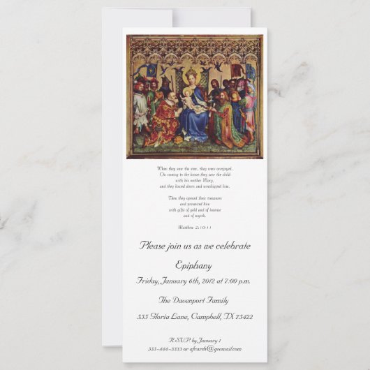 Uitnodiging (scripts): Interior Pilgrimage (Voorkant)