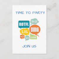 UITNODIGING "SENIOR STIJL" PARTY SMS