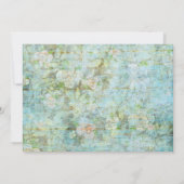 Uitnodiging Shabby Chic Photo Graduparty (Achterkant)