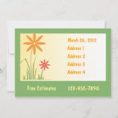 Uitnodiging Sjabloon - Eigen zorg (Achterkant)