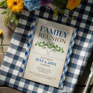 Uitnodiging Sjabloon Familie Reünie