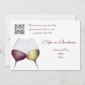 Uitnodiging Sjabloon Fine Dining French (Achterkant)