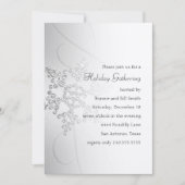 Uitnodiging Snowflake Holiday (Voorkant)