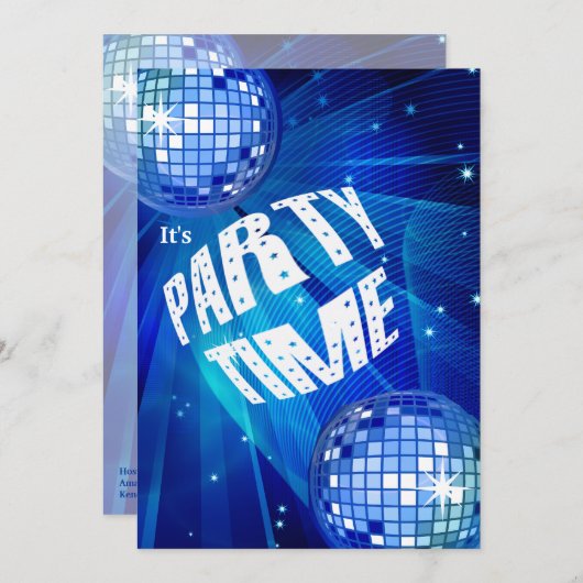 Uitnodiging speciale feestdag (Voorkant / Achterkant)