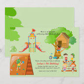 Uitnodiging Speelplezier (Voorkant / Achterkant)