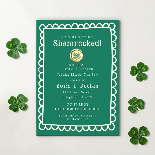 Uitnodiging St. Patrick's Day viering