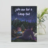 Uitnodiging Sterrennacht Camp (Staand voorkant)