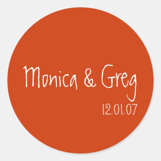 Uitnodiging Sticker (Voorkant)