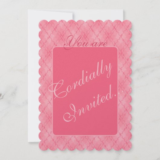 Uitnodiging Strawberries n Cream (Voorkant)