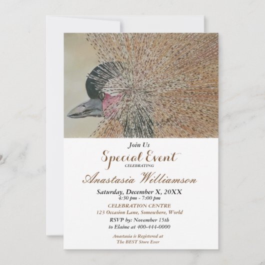 UITNODIGING SURPRISE FEestJE (Voorkant)