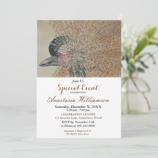 UITNODIGING SURPRISE FEestJE (Staand voorkant)