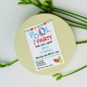 Uitnodiging Swim Birthday