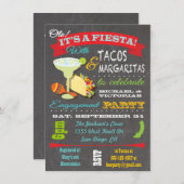 Uitnodiging Tacos en Tequila Engagement Party (Voorkant / Achterkant)
