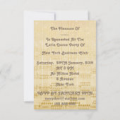 Uitnodiging Tango Flamenco, Latijnse Dance (Achterkant)