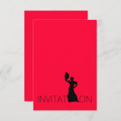 Uitnodiging Tango Flamenco, Latijnse Dance (Voorkant / Achterkant)