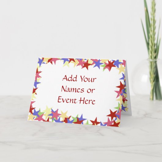 Uitnodiging template voor feestje (Voorkant)