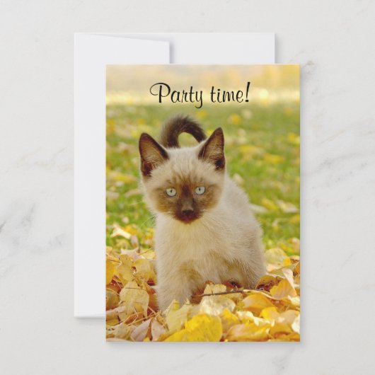 Uitnodiging "Tijd van de Partij" (Voorkant)