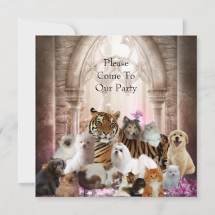 Uitnodiging tijger katten