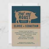 Uitnodiging Toast & Roast Pig Roast Feestje (Voorkant)
