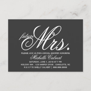 Uitnodiging - toekomstige mevrouw