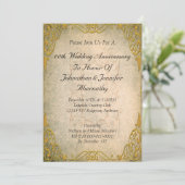 Uitnodiging tot 50e Jubileum voor bruiloft (Staand voorkant)