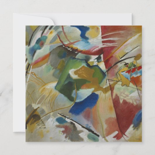  uitnodiging tot Abstracte bruiloft (Achterkant)