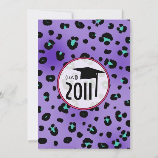 Uitnodiging tot afstuderen - Klasse Paars 2011 (Achterkant)