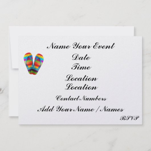 Uitnodiging tot afstuderen - SRF (Achterkant)