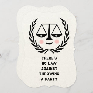 Uitnodiging tot Afstuderen van de rechtenschool