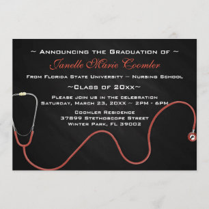 Uitnodiging tot Afstuderen van de Stethoscoop Medi