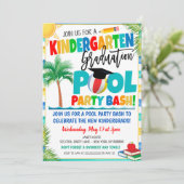 Uitnodiging tot Afstuderen van Kindergarten (Staand voorkant)