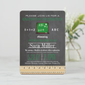 Uitnodiging tot Afstuderen van leerkrachten in Cha (Staand voorkant)