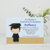 Uitnodiging tot Afstuderen van onze Big Boy (Staand voorkant)