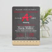 Uitnodiging tot Afstuderen voor leerkrachten (Staand voorkant)