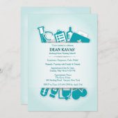 Uitnodiging tot Afstuderen voor medische benodigdh (Voorkant / Achterkant)