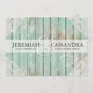 Uitnodiging tot Antiek-witlace-bruiloft