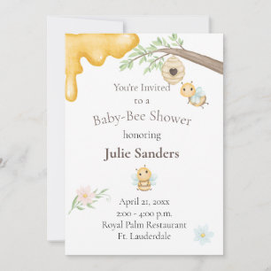 Uitnodiging tot baby Baby shower