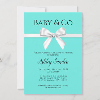 Uitnodiging tot baby & Co-Baby shower