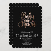 Uitnodiging tot Baby shower (Voorkant / Achterkant)