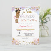 Uitnodiging tot Baby shower (Staand voorkant)