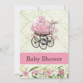  uitnodiging tot Baby shower (Voorkant)