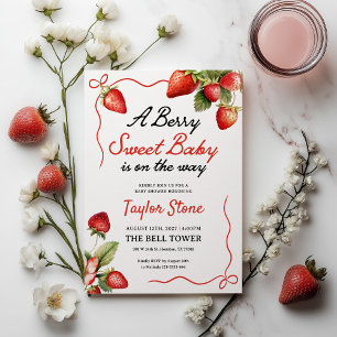 uitnodiging tot baby shower Berry Sweet Invitati