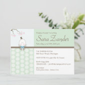 Uitnodiging tot baby shower - Humpty Dumpty (Staand voorkant)